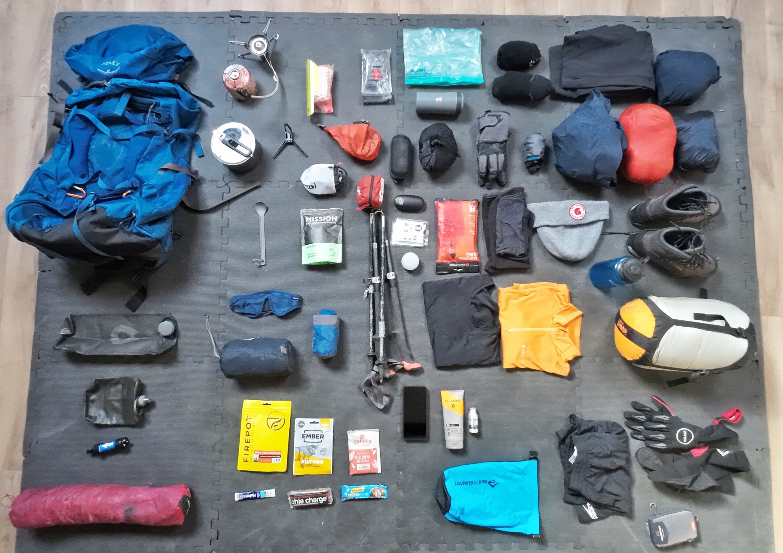 KIT LIST FOR MAY VISIT TO PYRENEES